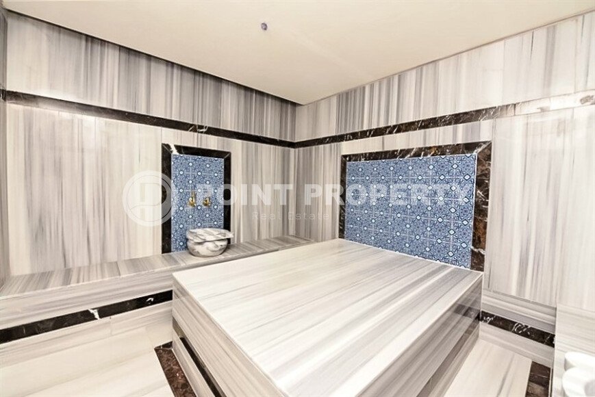 Прекрасная светлая квартира 2+1 площадью 82 м² в новом жилом комплексе с полной мебелью и техникой в районе Оба-id-10291-фото-20