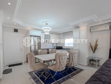 Spacious two-bedroom apartment of 125 m² with sea views on the first coastline in Demirtaş-id-10293-photo-4