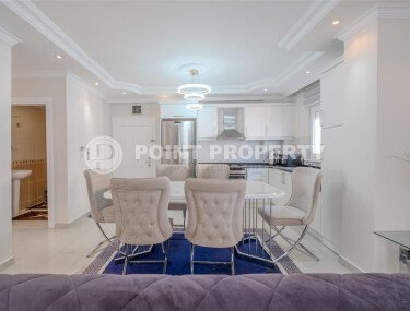 Spacious two-bedroom apartment of 125 m² with sea views on the first coastline in Demirtaş-id-10293-photo-5