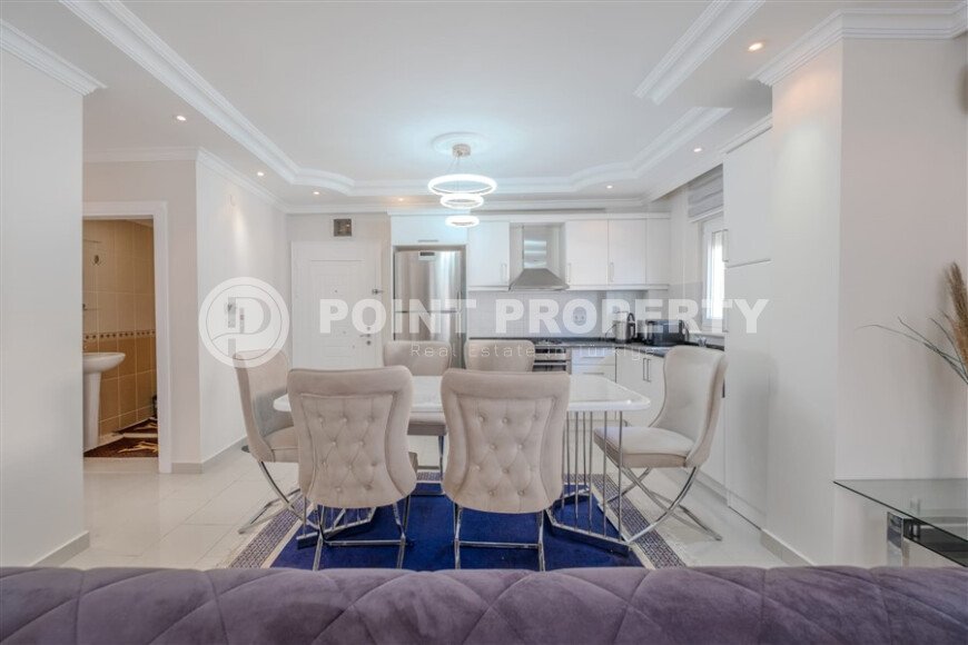 Просторная двухкомнатная квартира 125 м² с видом на море на первой береговой линии в Демирташе-id-10293-фото-5