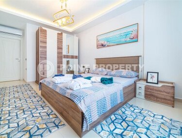 Просторная квартира 1+1 70 м2 с новой мебелью и техникой в Махмутларе-id-10295-фото-4