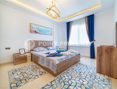 Просторная квартира 1+1 70 м2 с новой мебелью и техникой в Махмутларе-id-10295-фото-5