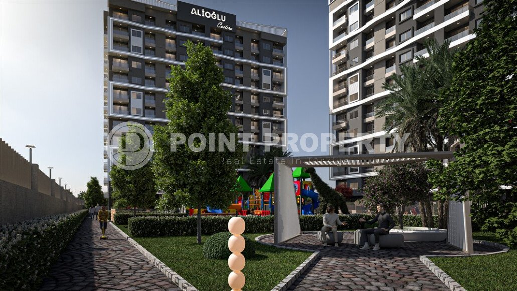 Новый проект на этапе котлована в районе Мезитли, Мерсин-id-10297-фото-9