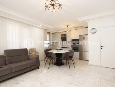 Просторный двухуровневый дюплекс 190 м² с мебелью и техникой в комплексе с инфраструктурой у моря в районе Оба – Обагёль, Аланья-id-10298-фото-2