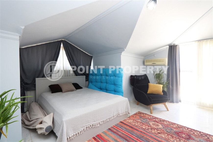 Просторный двухуровневый дюплекс 190 м² с мебелью и техникой в комплексе с инфраструктурой у моря в районе Оба – Обагёль, Аланья-id-10298-фото-5