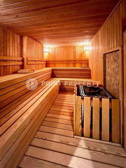 Стильная современная квартира 55 м² в новом жилом комплексе класса люкс в Махмутларе, Аланья-id-10304-фото-10