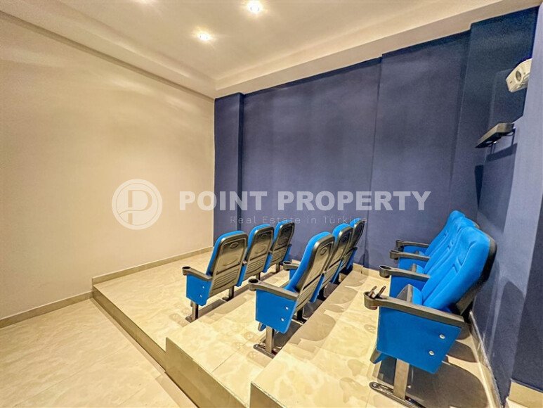 Стильная современная квартира 55 м² в новом жилом комплексе класса люкс в Махмутларе, Аланья-id-10304-фото-11