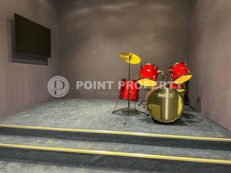 Стильная современная квартира 55 м² в новом жилом комплексе класса люкс в Махмутларе, Аланья-id-10304-фото-12