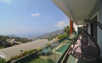 An elegant 351 m² villa with a panoramic terrace and sea views in a prestigious area of Alanya-id-10313-photo-13