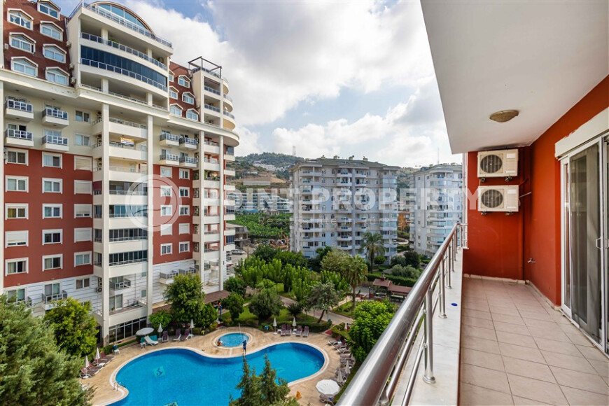 A bright 100 m² apartment in a cozy complex with a swimming pool and infrastructure in the Cikcilli area.-id-10314-photo-11