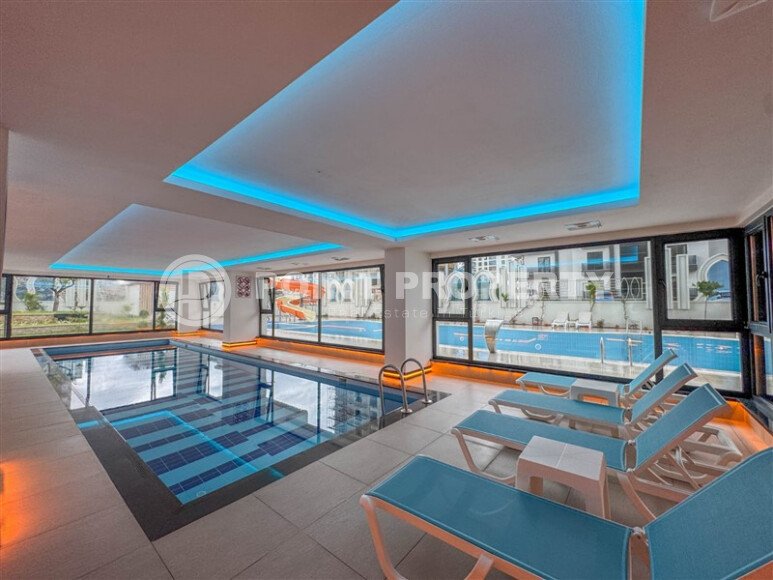 A modern, bright 1+1 apartment of 58 m² in a residential complex with developed infrastructure in the Mahmutlar area-id-10319-photo-14