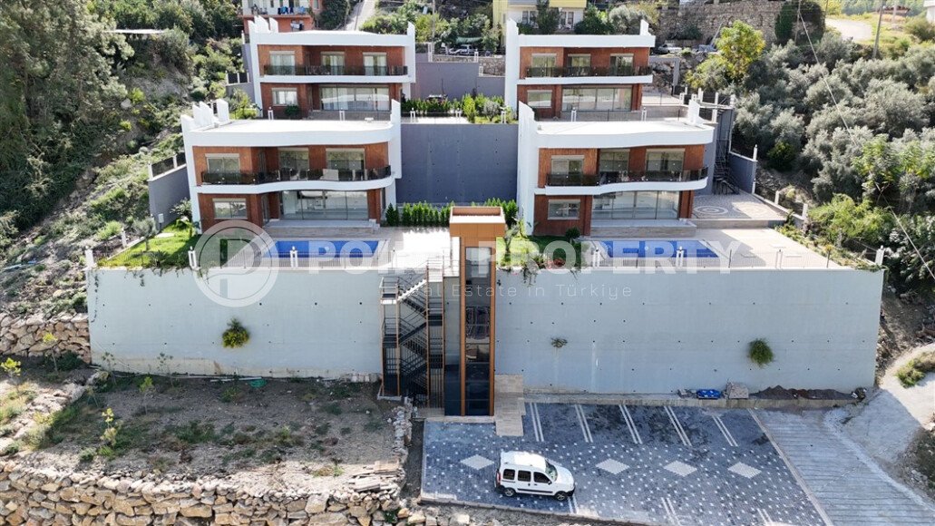 Stylish villa with modern design in a prestigious area of Alanya - Upper Oba-id-6014-photo-5