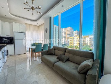 Светлая квартира 1+1, 62 м² комплексе с развитой инфраструктурой в Махмутларе-id-10331-фото-1