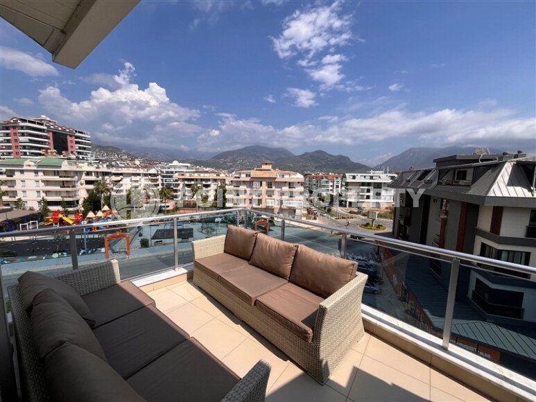 Bright duplex of 120 m² in a complex with rich infrastructure, Cikcilli-id-10337-photo-12