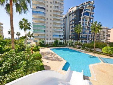Spacious 2+1 apartment 125 m² with sea views in a residential complex with full infrastructure, Mahmutlar-id-10343-photo-1