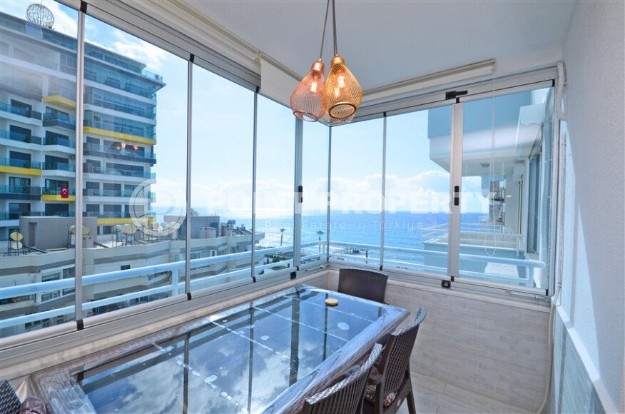 Spacious 2+1 apartment 125 m² with sea views in a residential complex with full infrastructure, Mahmutlar-id-10343-photo-10