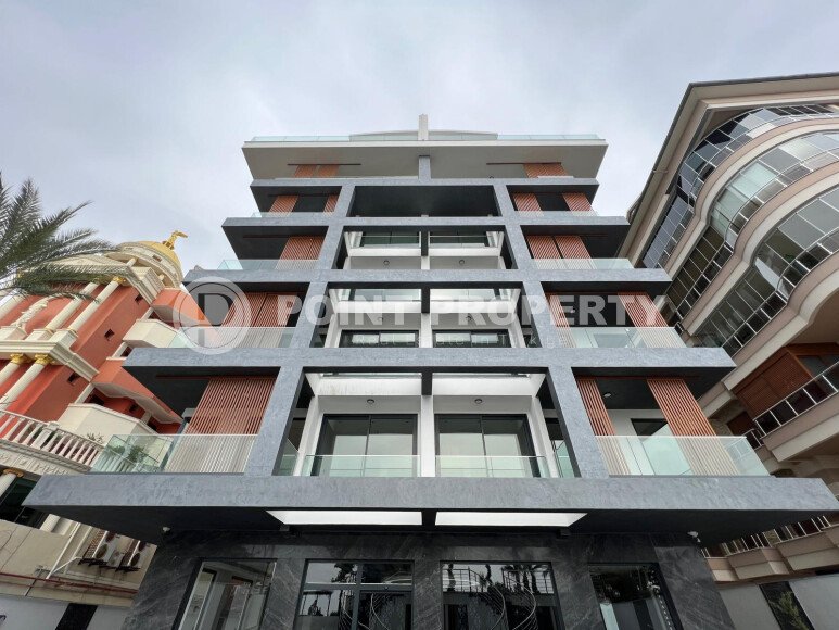 Стильная квартира 85 м² на первой линии, район Оба, ВНЖ-id-10339-фото-14