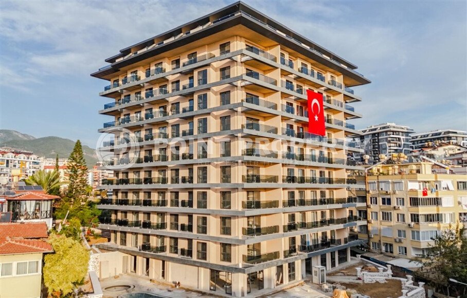 Уютная квартира 55 м² в районе Тосмур — новый жилой комплекс у моря с богатой инфраструктурой-id-10352-фото-9