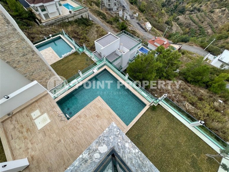 Вилла в стиле модерн, 250 м², район Каргыджак с видом на море-id-10355-фото-22