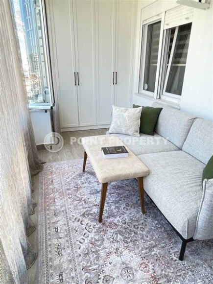 Просторная 120 м², район Махмутлар, рядом с пляжем, вид на море и горы-id-10357-фото-11