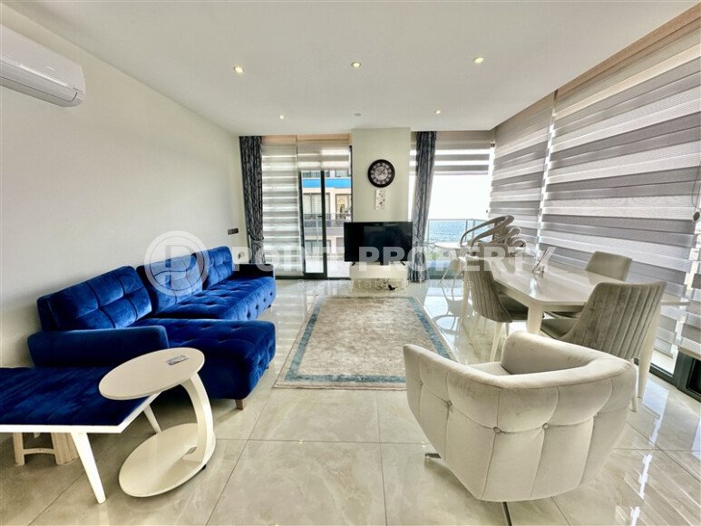 Современные апартаменты на первой линии, 98 м², район Махмутлар, вид на море-id-10358-фото-1