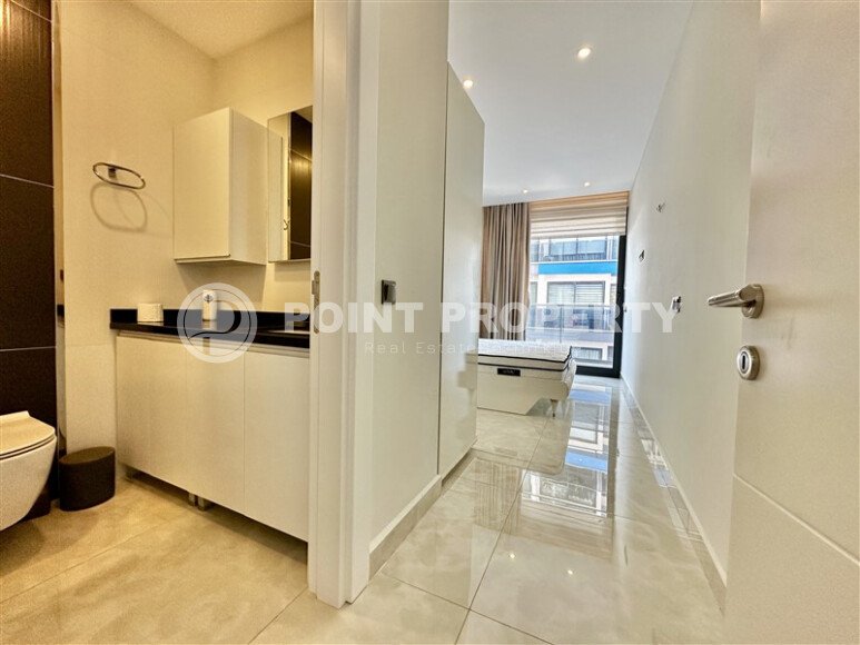 Современные апартаменты на первой линии, 98 м², район Махмутлар, вид на море-id-10358-фото-6