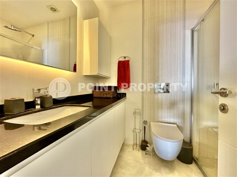 Современные апартаменты на первой линии, 98 м², район Махмутлар, вид на море-id-10358-фото-12