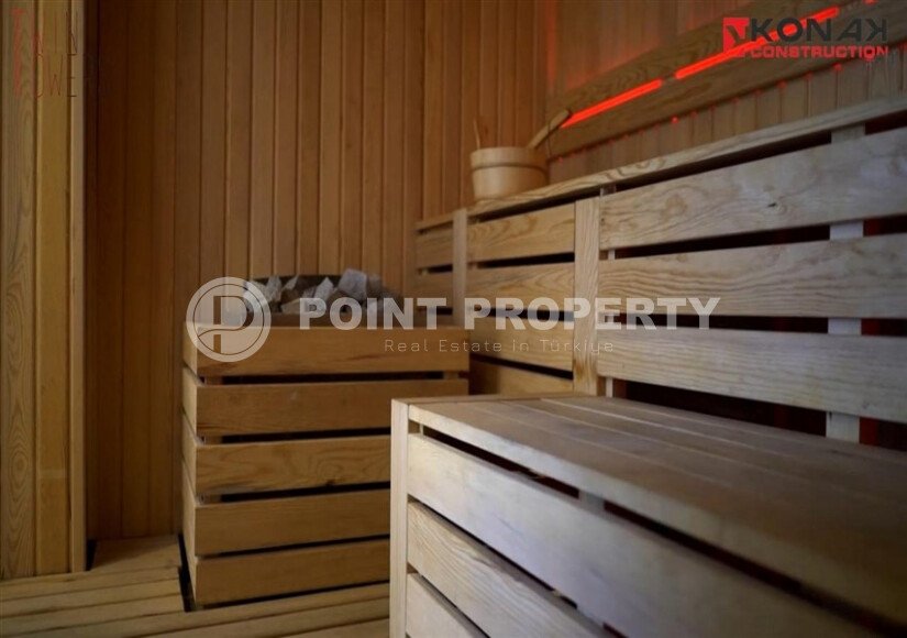 Современные апартаменты на первой линии, 98 м², район Махмутлар, вид на море-id-10358-фото-13