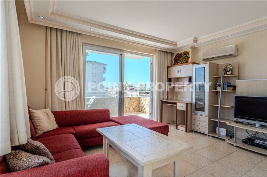 Солнечная квартира 2+1, 90 м², центр Аланьи, пляж Клеопатры-id-10360-фото-1