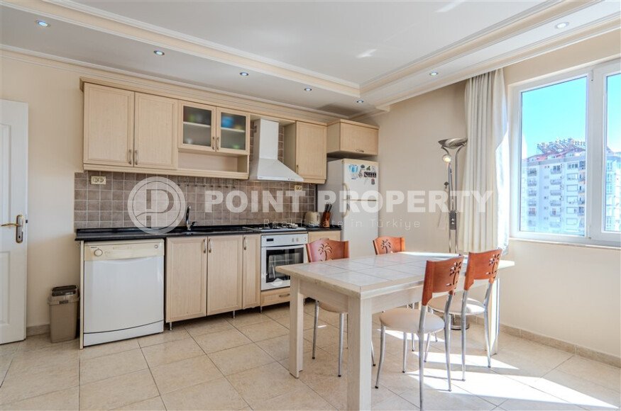 Солнечная квартира 2+1, 90 м², центр Аланьи, пляж Клеопатры-id-10360-фото-6