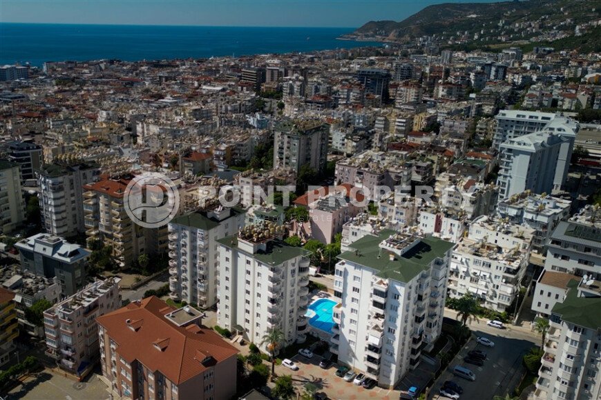 Солнечная квартира 2+1, 90 м², центр Аланьи, пляж Клеопатры-id-10360-фото-15