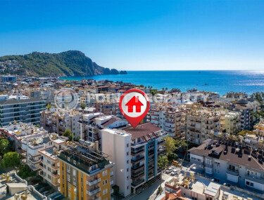 Современная квартира 1+1, 55 м², центр Аланьи, район пляжа Клеопатры-id-10361-фото-9