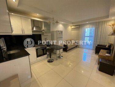 Современная квартира 1+1, 55 м², центр Аланьи, район пляжа Клеопатры-id-10361-фото-3