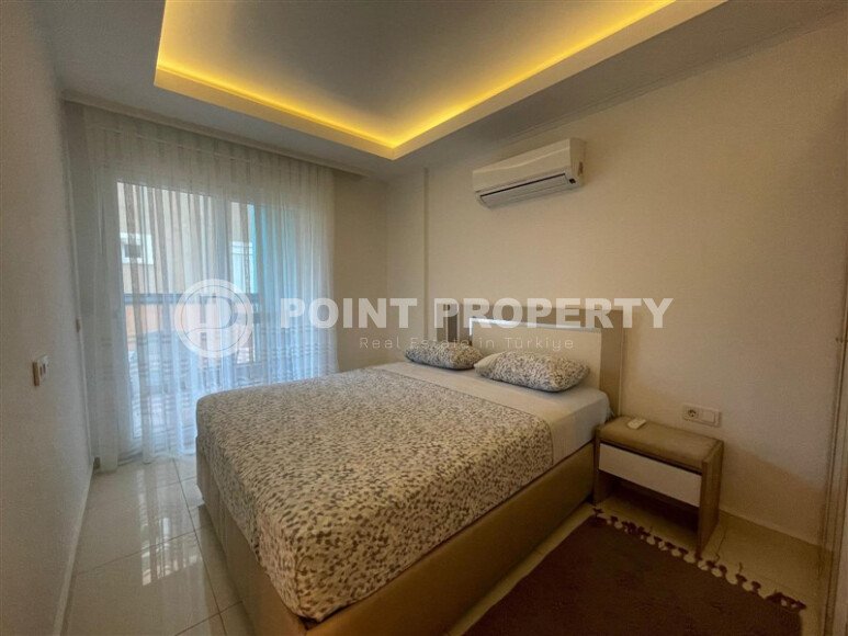 Современная квартира 1+1, 55 м², центр Аланьи, район пляжа Клеопатры-id-10361-фото-8