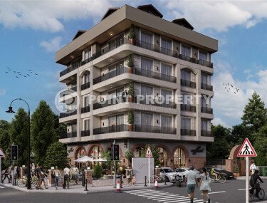 New project 2+1–3+1, 100–200 m², Alanya center, installment plan, 300 m to the sea-id-10363-photo-2