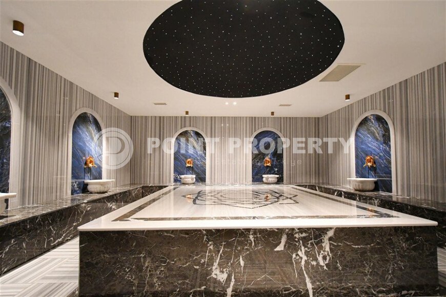 Современная квартира 1+1, 54 м², район Тосмур, Аланья, недалеко от моря-id-10369-фото-9