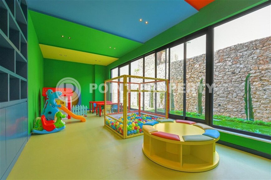 Современная квартира 1+1, 54 м², район Тосмур, Аланья, недалеко от моря-id-10369-фото-12