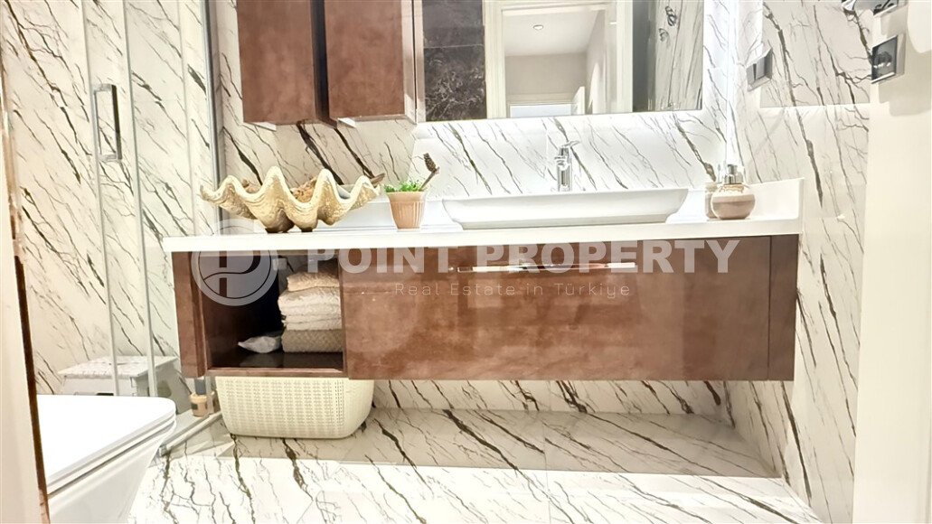 Просторная квартира 2+1, 110 м², Кестель, с видом на море-id-10370-фото-20