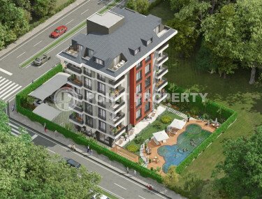 Новый проект 1+1–3+1, 56–135 м², район Кестель, рассрочка, 150 м до моря-id-10371-фото-5