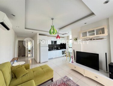 Солнечная 1+1, 65 м², район Кестель, Аланья, с частичным видом на море-id-10372-фото-3