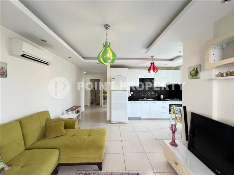 Солнечная 1+1, 65 м², район Кестель, Аланья, с частичным видом на море-id-10372-фото-4