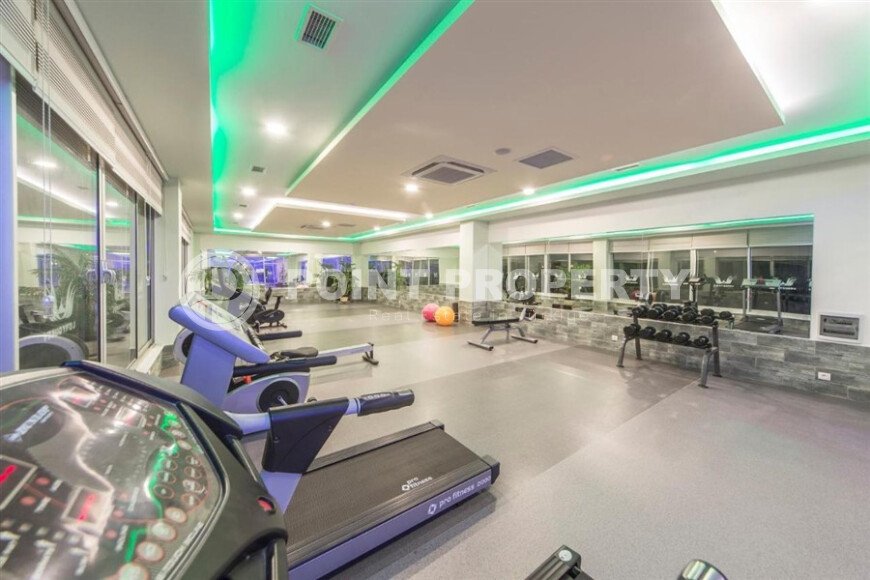 Солнечная 1+1, 65 м², район Кестель, Аланья, с частичным видом на море-id-10372-фото-14