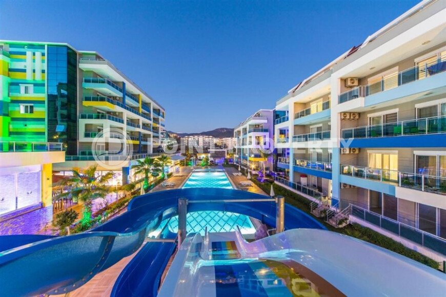 Солнечная 1+1, 65 м², район Кестель, Аланья, с частичным видом на море-id-10372-фото-21