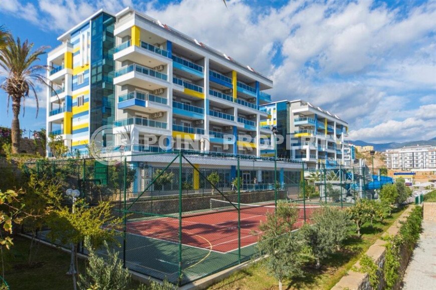 Солнечная 1+1, 65 м², район Кестель, Аланья, с частичным видом на море-id-10372-фото-25