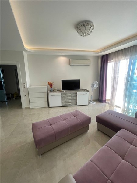 Просторная квартира 1+1, 65 м², район Махмутлар, в комплексе отельного типа, частичный вид на море-id-10375-фото-3