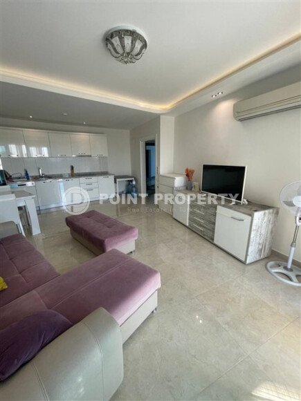 Просторная квартира 1+1, 65 м², район Махмутлар, в комплексе отельного типа, частичный вид на море-id-10375-фото-4