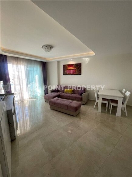 Просторная квартира 1+1, 65 м², район Махмутлар, в комплексе отельного типа, частичный вид на море-id-10375-фото-5