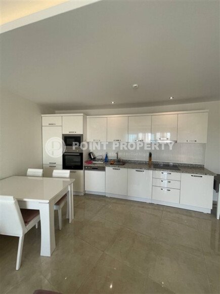 Просторная квартира 1+1, 65 м², район Махмутлар, в комплексе отельного типа, частичный вид на море-id-10375-фото-6