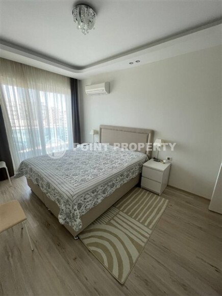 Просторная квартира 1+1, 65 м², район Махмутлар, в комплексе отельного типа, частичный вид на море-id-10375-фото-7