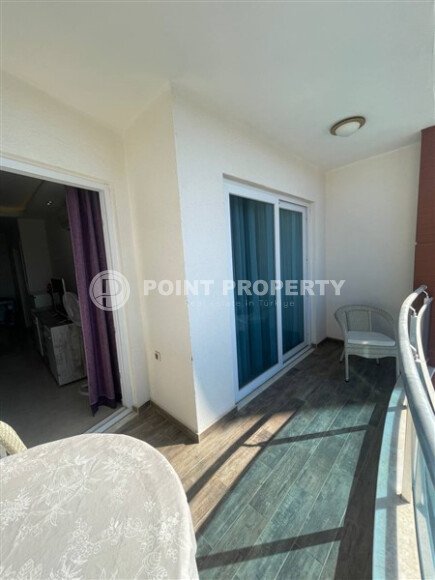 Просторная квартира 1+1, 65 м², район Махмутлар, в комплексе отельного типа, частичный вид на море-id-10375-фото-15